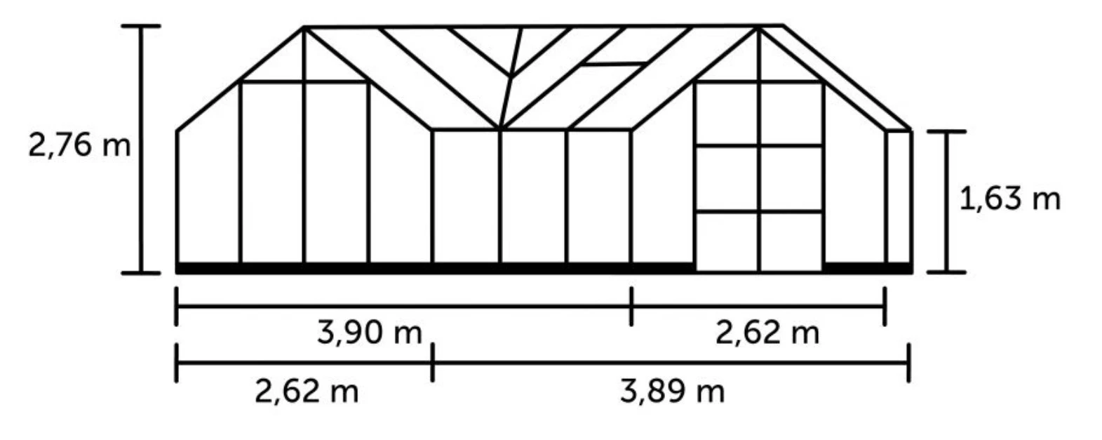 Royal Well Garden Room Zwart Gecoat - Afbeelding 3